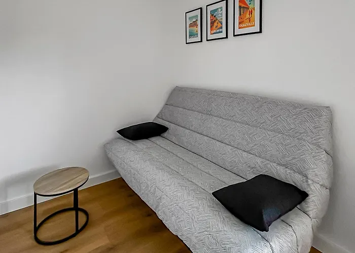 Appartement Chaleureux, Parking Privé Proche Villers-sur-Mer